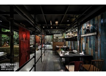 杭州上城區(qū)火鍋店設(shè)計裝修公司，工裝設(shè)計裝修就選浙江國富裝飾