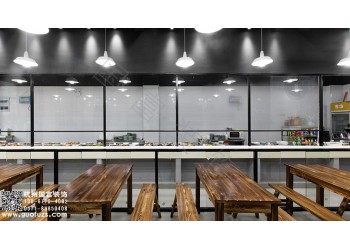 杭州富陽快餐設計裝修公司，工裝設計裝修就選浙江國富裝飾