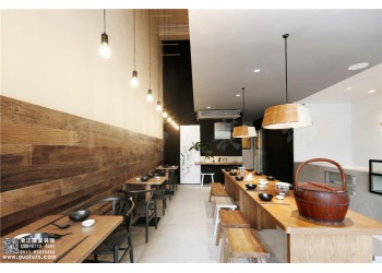 杭州蕭山區面館設計裝修公司，工裝設計裝修就選浙江國富裝飾