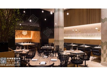 杭州濱江區料理店設計裝修公司，工裝設計裝修就選浙江國富裝飾