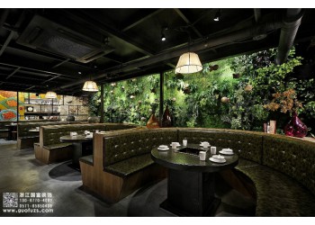 杭州蕭山區火鍋店設計多少錢一平米，工裝設計裝修選浙江國富裝飾