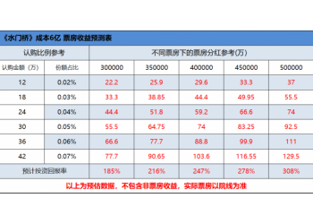 《水門橋》個(gè)人如何投資！