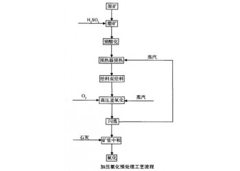 鞏義鉑思特金-砷礦石精礦的處理方法，黃金選礦和冶煉方法