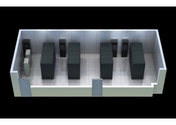 漳州中控室|機房檔案室|無紙化會議室效果圖制作