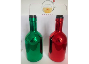 廣州白云區玻璃酒瓶電鍍加工廠，玻璃酒瓶絲印燙金加工廠